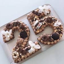 Biscuit Flowers Cookieart Macarons Numbercake Nutella Kinder Chocolate Number White Homemade Chocolate Tart Homemade Cake