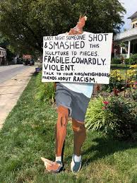 Court documents say the three men then attempted to unlawfully seize and hold arbery for reward. Police Investigating Destruction Of Ahmaud Arbery Memorial In Winfield Local News Dailyitem Com