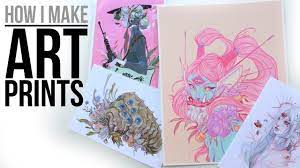 Make a list of all the costs for printing, promoting, and shipping prints. How I Make Art Prints From Home Supplies Tools Etc Youtube Art Prints Art Tutorials Prints