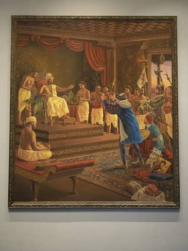 The Zamorin's meeting with Vasco Da Gama ~ Maddy's Ramblings