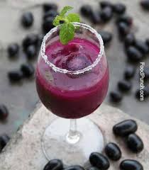 Indian Jamun Or Black Plum Mocktail Recipe Foodpunch Mocktail Recipe Plum Recipes Mocktails