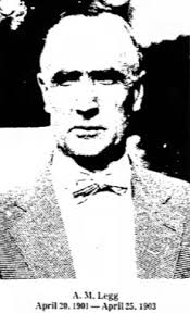 The Strangest Names In American Political History : Achalis Morris Legg  (1861-1934)