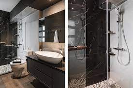A Couple S Sengkang Home Where Light And Dark Accents Meet Toilet Design Bathroom Design Light In The Dark