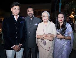 Maharani Padmini Devi Of Jaipur 8217 S 75th Birthday Celebrations Vogue India Laxmi chhaya, anita guha, helen, p. maharani padmini devi of jaipur 8217 s