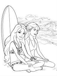 Barbie Princess Coloring Pages For Kids Delfines Dibujos Barbie