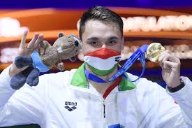 He has won a gold medal and a silver at the world championships, as well as three golds at the european championships. Hungary Wins Second Gold In European Aquatics Championships