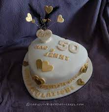 It is because 50 years is a special time for them as a proof that they can live together until death separates them. Coolest Homemade Wedding And Anniversary Cakes
