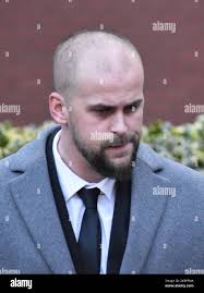 Ex-British Transport Police employee Joshua Tilt, of Lye Close Lane, Bartley  Green, Birmingham, leaves Birmingham Crown Court, after admitting to a  misconduct charge by using his personal mobile phone to take a