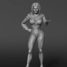 3D Printable Phantom Lady by TX Terrain Express