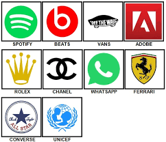 100 Pics Logos Level 61 70 Answers 100 Pics Answers