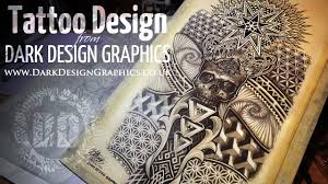 Skull Patterned Full Sleeve Custom Tattoo Design Youtube