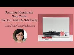 Create a custom greeting card at walgreens. Stunning Handmade Note Cards You Can Make Gift Easily Youtube
