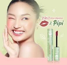 Lipcream Matcha Triplepack Scensation double moisturizing with vit e and  olive oil ringan dan tahan lama 12 jam 6 shades