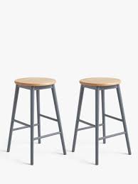 Check out our bar stool wood selection for the very best in unique or custom, handmade pieces from our stools & banquettes shops. John Lewis Partners Adler Bar Stools Set Of 2 Dark Grey At John Lewis Partners