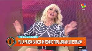 Producido por martín pastor en la. Adriana Aguirre Santo Biasati Fue Varias Veces Al Teatro Para Verme Desnuda Diario Registrado