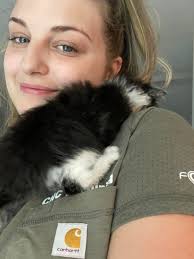 I have these 2 free to a good home. The one with white is a male and the  other is a female. Not sure of age