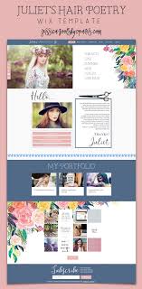 Juliet S Hair Poetry Hair Stylist Wix Website Template Salon Booking Wix Website Hair Dresser Wi Wix Website Wix Website Templates Wix