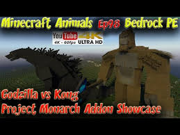 Disfruta del juego minecraft con el nuevo mod godzilla vs kong. Mcpe Godzilla Vs Kong Addon Construtoras De Casas