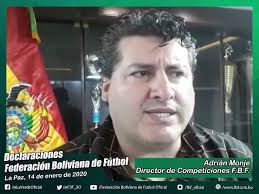 🇧🇴Declaraciones del Director de Competiciones, Adrián Monje, sobre le  inicio de los torneos Apertura y Clausura 2020🏆, ⚽️ --- 🏆 --- ⚽️,  Síguenos también por:, Web: www.fbf.com.bo, Twitter selección ...