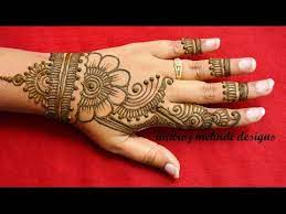 Simple Easy Mehndi Henna Designs For Hands Mehndi Designs For Beginners Youtube If you keep more than that then it will darken and look very good. simple easy mehndi henna designs for hands mehndi designs for beginners
