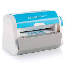 The xrn 500 makes stickers or labels up to 5 inches wide and 1/16 inch thick. Xyron Xrn500en 5 Inch Create A Sticker Machine Amazon In Office Products
