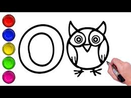 How To Draw Owl Step By Step How To Draw Owl For Kids Step By Step Owl Drawing For Kids Owls Drawing Alphabet Drawing Drawing Letters