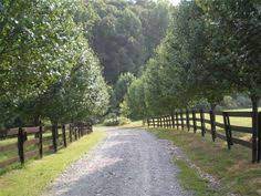 We bought 1 x 6x 16' pressure treated corral boards and spaced them 6 apart in height. 110 Farm Entrance Ideas Farm Entrance Entrance Driveway Entrance