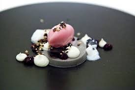 These may be plain or textured or textured often creating a in desserts, vegetables are appearing to add a natural sweetness and creaminess. Shawn Gawle S Black Sesame Dessert Black Sesame Custard Vanilla Sabayon Concord Grape Sorbet And Frozen Plated Desserts Dessert Plating Fine Dining Desserts