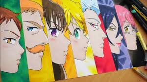 Nanatsu no taizai connue aussi sous « the seven deadly sins » fait partie des meilleures séries manga. Drawing The Seven Deadly Sins Characters Youtube