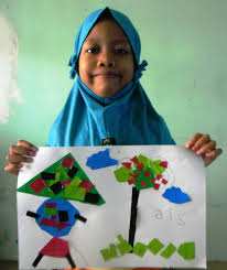 Gambar monas pola warna untuk tk / mewarnai gambar. Mozaik Aktivitas Menyenangkan Yang Punya Banyak Manfaat Bagi Anak