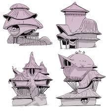 Building Thumbs For A Small Project German Reina On Artstation At Https Www Artstation Com Artw Building Art Environment Concept Art Concept Art Characters