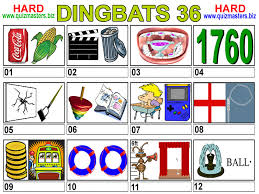 It also gives you the answers to 500 of our dingbats. Dingbats