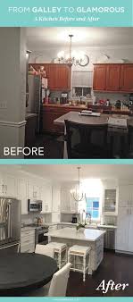 From Galley To Glamorous A Kitchen Before And After Galley Style Kitchen Kitchen Remodeling Projects Home Remodeling