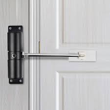 In an emergency, the user must have to adjust negative or positive pressure situations. Brand New Door Closer Automatic Adjustable Closers Light Duty Zinc Alloy Spring Door Closer Black White Door Closers Aliexpress