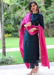 Black And Pink Combination Salwar Suit Beautiful Color Combination Kurti Designs Party Wear Indian Designer Suits Kurta Designs Women