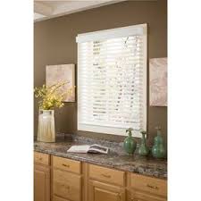 Richfield Studio 2 Faux Wood Blinds White 10x64 40 5x64 Walmart Com Faux Wood Blinds Wood Blinds White Faux Wood Blinds
