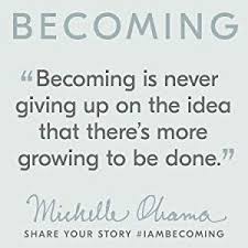 Becoming Michelle Obama Barack Obama First Lady Memoir Gifts For Moms Holiday Gift Stocking Stuffer Obama Quote Michelle Obama Quotes Empowerment Quotes
