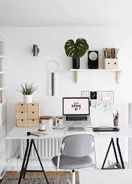 Maybe you would like to learn more about one of these? 55 Small Home Office Ideas That Will Make You Want To Work Overtime Flat Decor Home Office Decor Modern Home Office