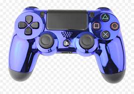 Take your play to competitive esports level with these officially licensed controllers designed for pro gamers and optimised for ps4. Download Blue Chrome Rapid Fire Playstation 4 Controller Game Controller Png Playstation Controller Png Free Transparent Png Images Pngaaa Com
