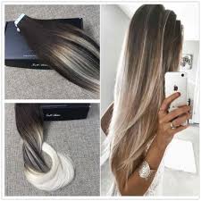 Color Balayage Color 2 60 A General Speaking The Hair Extensions Can Last For 3 To 6 Tape In Hair Extensions Long Hair Extensions Seamless Hair Extensions