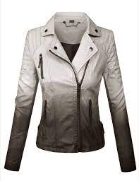 Robot Check Leather Jackets Women Cool Outfits Cute Casual Outfits