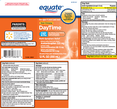 Daytime Cold And Flu Non Drowsy Liquid Equate Walmart