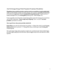 Doc Alur Perhitungan Harga Pokok Penjualan Perusahaan Manufaktur Khaerunnas Muhiddin Academia Edu