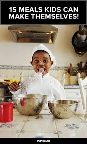 15 Fun Food Ideas Your Kids Can Make On Their Own Cooking Classes For Kids Easy Meals For Kids Kids Cooking Recipes