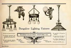 From The Plan Shop Bungalow 1920 Ad For Bungalow Lighting Fixtures Craftsman Interior Vintage House Plans American Craftsman Style
