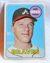 Ron Reed 177 Topps Baseball Card Atlanta Braves 1969 MLB Vintage 1960s  Sports Trading Card Memorabilia Panchosporch