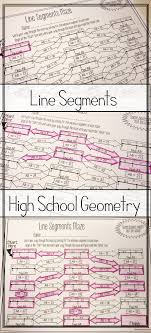 This Line Segment Maze Is The Perfect Way For High School Geometry Students To Practice Working With Segm Geometry Worksheets Geometry High School Segmentation
