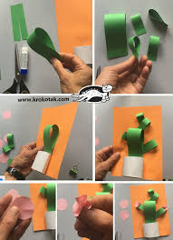 These paper cacti are an easy paper craft for kids that make for a fabulous homemade gift. Paper Cactus Paper Cactus Art Activities For Kids Cowboy Crafts