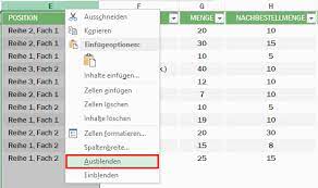 Excel Spalten Oder Zeilen Ausblenden Inhalte Verbergen Tippscout De