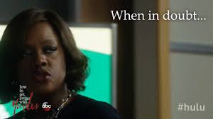 How to get away with murder